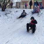 Zabawy ruchowe na śniegu