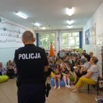 Spotkanie uczniów klas I-III z funkcjonariuszami Komisariatu Policji w Lidzbarku