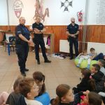 Spotkanie uczniów klas I-III z funkcjonariuszami Komisariatu Policji w Lidzbarku